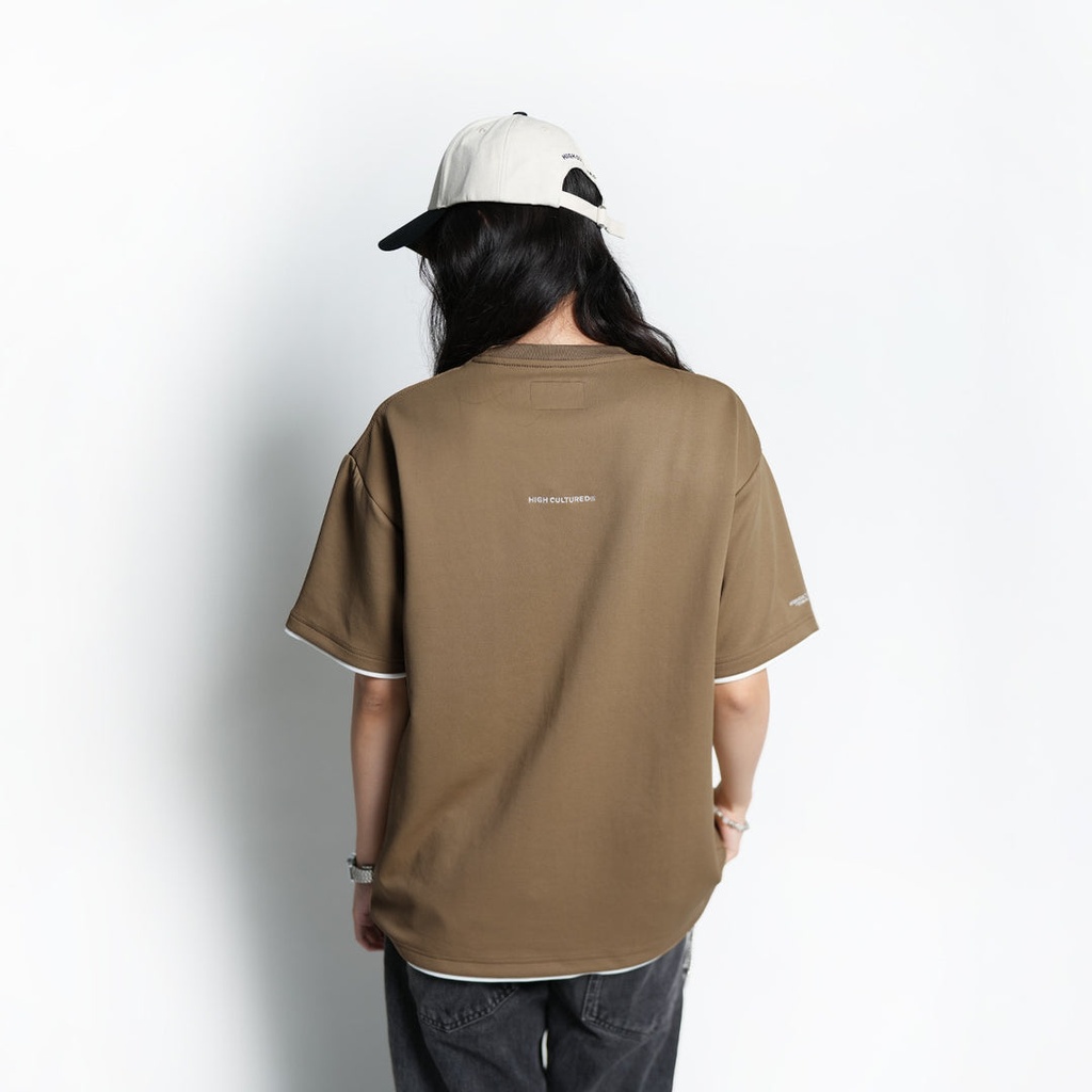 HIGH CULTURED High Arch Triumph Double Layered Tee - 1111