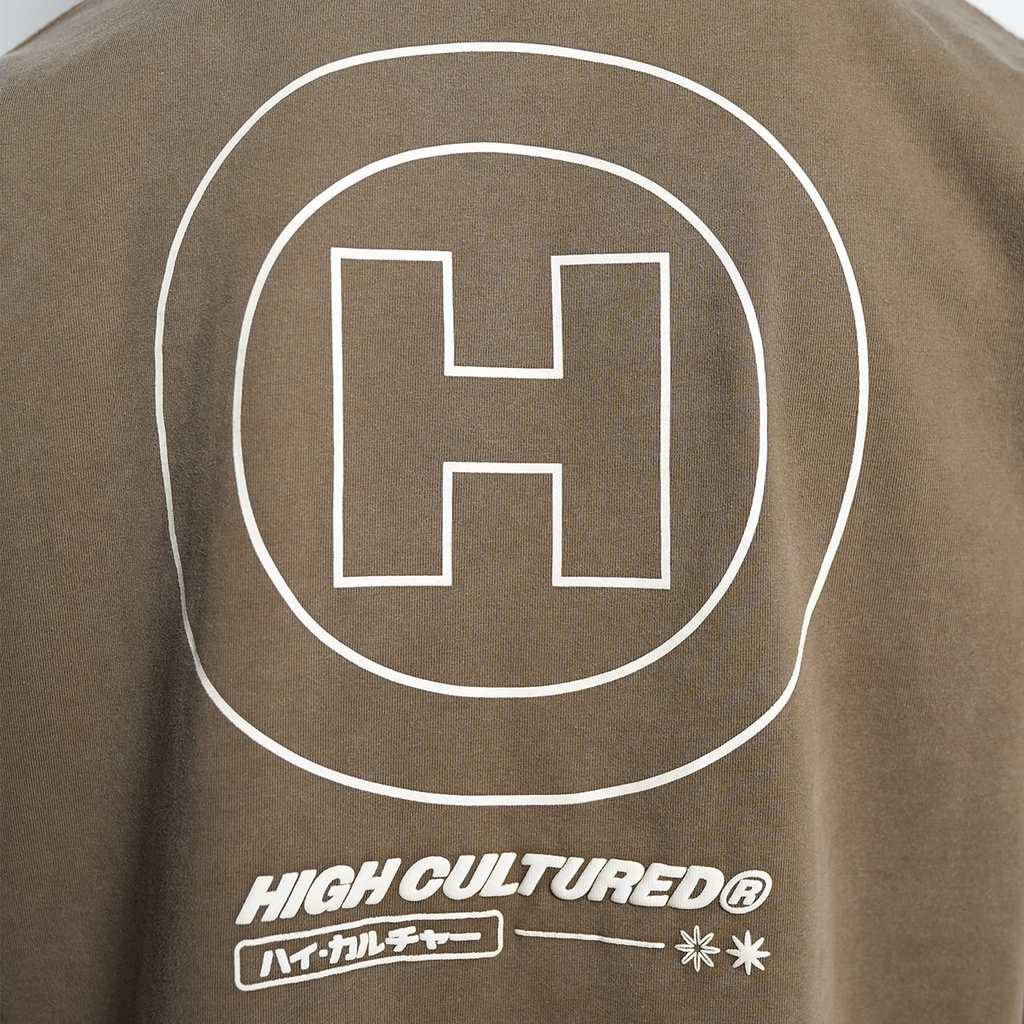 High Cultured Hyperion Logo Washed Boxy Tee - 1135
