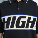HIGH CULTURED Speedster Logo Knitted Polo Tee - 158
