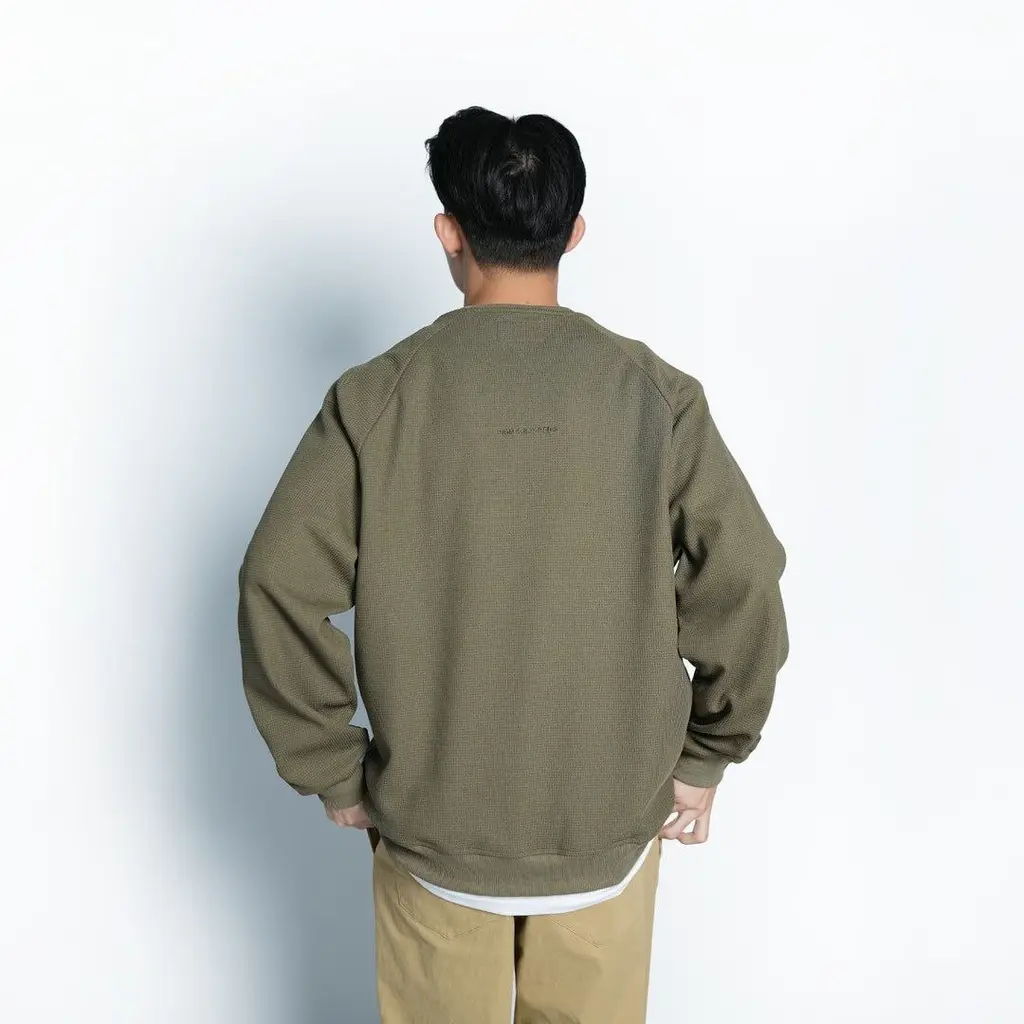 High Cultured Pocket Waffle Sweater - 246.webp