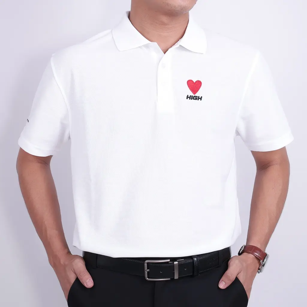 High Cultured Lite Heart Polo Tee - 701.webp