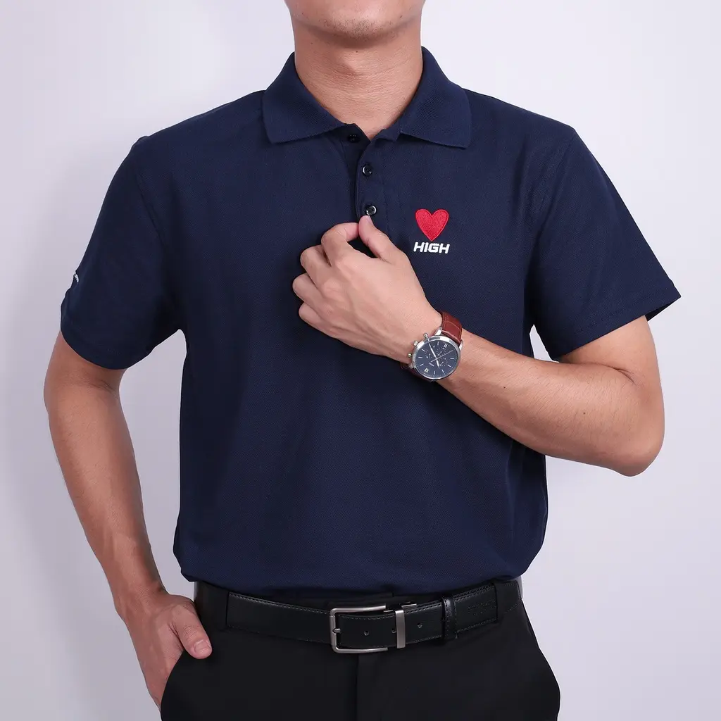 High Cultured Lite Heart Polo Tee - 701
