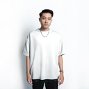 Hugh Space Cotton Loose Tee - 1023