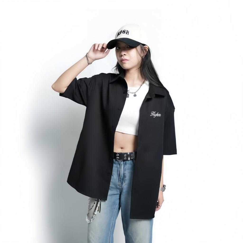 High Cultured High Round Opulent Logo Short Sleeve Shirt - 89