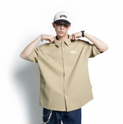 High Cultured High Round Opulent Logo Short Sleeve Shirt - 89